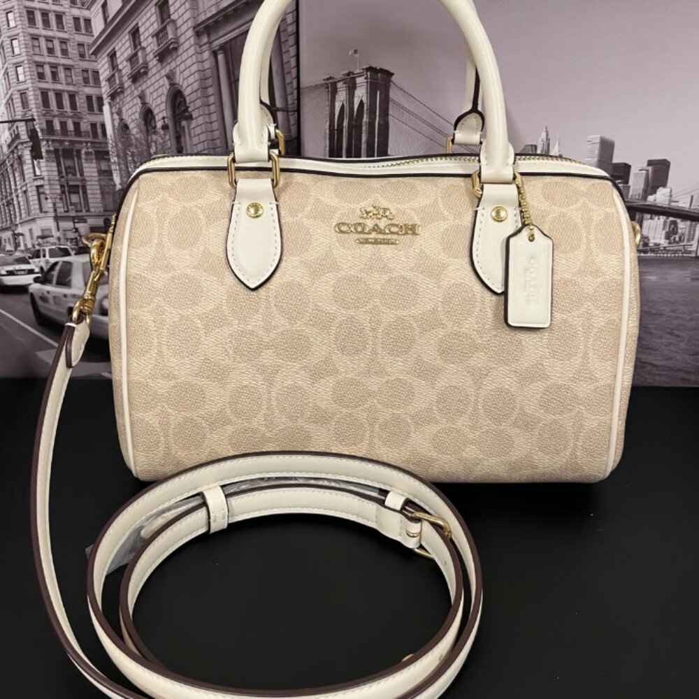 Coach Rowan signature satchel